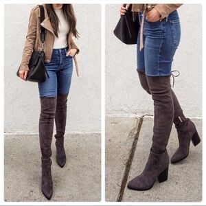 Marc Fisher | Arletta Over The Knee Boots In Grey NEW SIZE 9.5